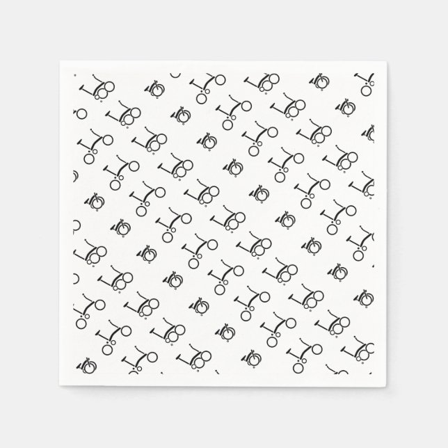 Guardanapo De Papel Bicicleta de Dobragem de Brompton (Frente)