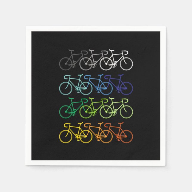 Guardanapo De Papel Bicicletas Bikes Bike Biker Ciclismo Bicicleta G (Frente)