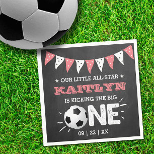 Guardanapo De Papel Bicking O Grande primeiro aniversario de futebol