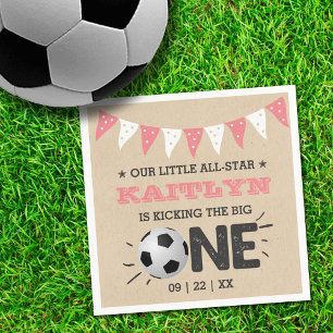 Guardanapo De Papel Bicking O Grande   primeiro aniversario de futebol