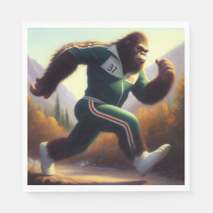 Guardanapo De Papel Bigfoot em Execução