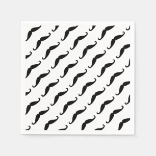 Guardanapo De Papel bigode preto