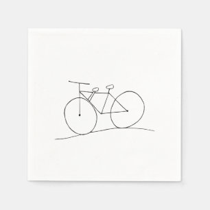 Guardanapo De Papel Bike com Dois assentos Napkins