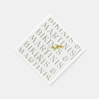 Guardanapo De Papel Bikinis e Martinis