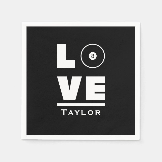 Guardanapo De Papel Bilhares Vivos E Piscina De Ventiladores De Esport (Frente)