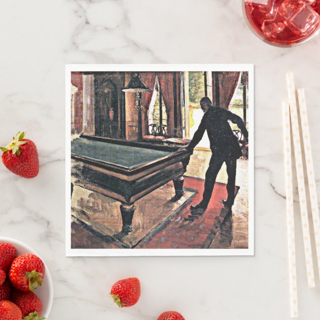 Guardanapo De Papel Billiards, famosa pintura, (Insitu)