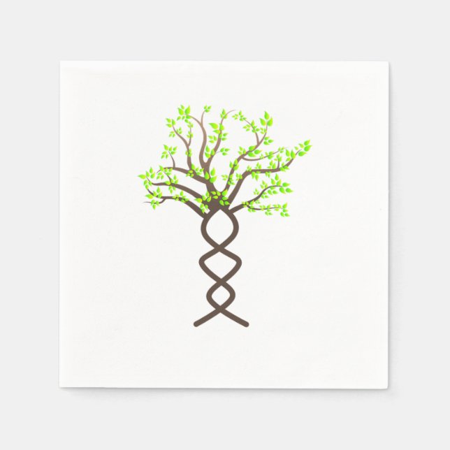 Guardanapo De Papel Biodiversidade Ambiental do Dia da Terra (Frente)