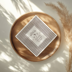 Guardanapo De Papel Biquínis e martinis Elegante despedida de solteira