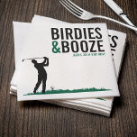 Guardanapo De Papel Birdies & Booze Festa de aniversário de Golfe Adul<br><div class="desc">Faça com que a sua festa de aniversário de golfe seja atingida por estes divertidos Birdies e Booze guardanapos. Perfeito para uma comemoração temida de golfe, esses guardanapos adicionam um toque lúgubre às festividades. Excelentes para golfistas que adoram um bom jogo e uma boa bebida, são ideais para aniversários, festas...</div>