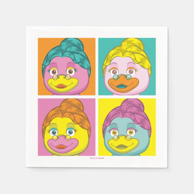 Guardanapo De Papel Birdy Pop Art (Frente)