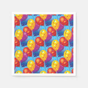 Guardanapo De Papel Birthday Balloons Paper Napkins