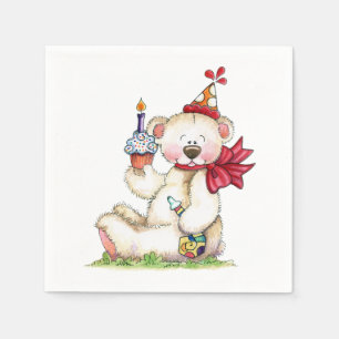 Guardanapo De Papel Birthday Bear