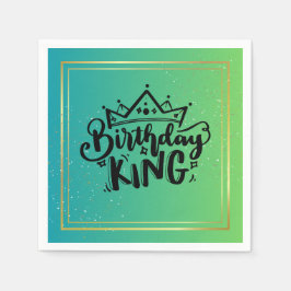 Guardanapo De Papel Birthday King Paper Napkins