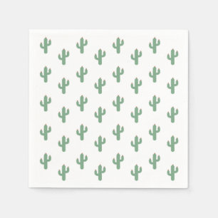 Guardanapo De Papel Birthday Napkin, Partido do Boho Fiesta Cactus Esp