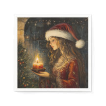 Biscoito Vitoriano da Elegância de Natal Napkins