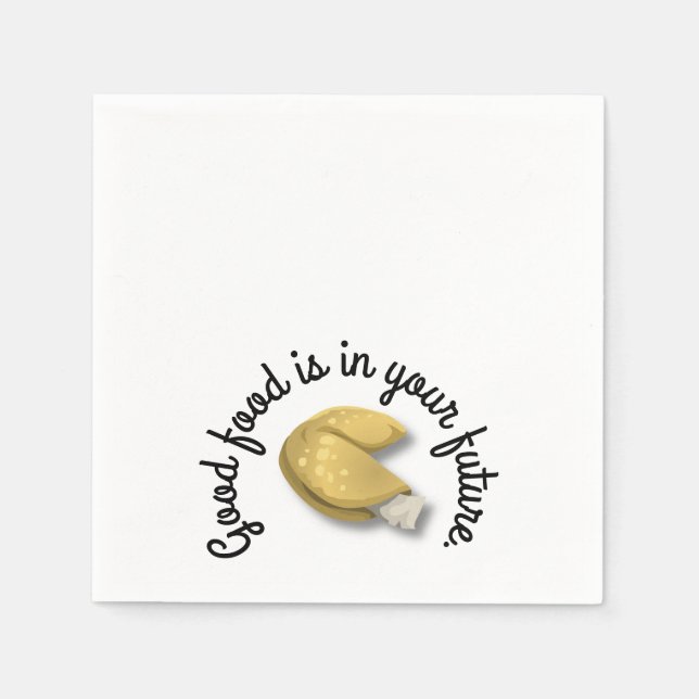 Guardanapo De Papel Biscoitos da Fortuna Chinesa (Frente)