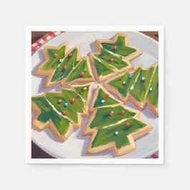 Guardanapo De Papel Biscoitos de Natal Festa de Fim de Ano