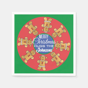 Guardanapo De Papel Biscoitos de Pão-de-Pão de Natal