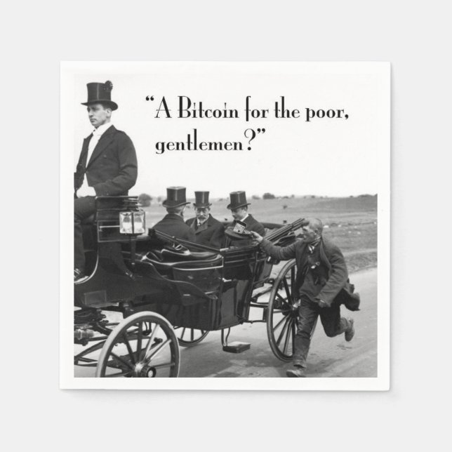 Guardanapo De Papel Bitmoeda Beggar (Frente)