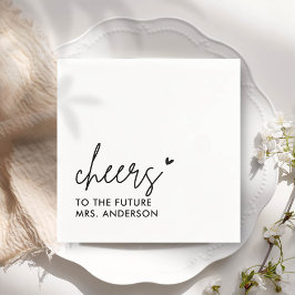 Guardanapo De Papel Black Future Mrs Modern Chá de panela