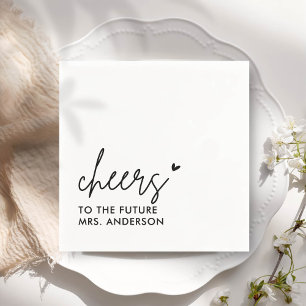 Guardanapo De Papel Black Future Mrs Modern Chá de panela