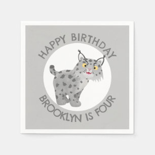Guardanapo De Papel Blince lince cartoon personalizado aniversário