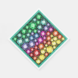 Guardanapo De Papel Bling Jewels Image Napkins