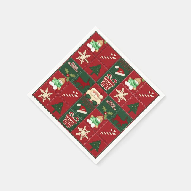 Guardanapo De Papel Blocos de Natal - NAPKINS DE PAPEL (Canto)