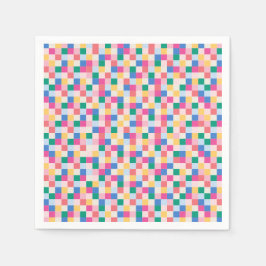 Guardanapo De Papel Blocos Multicolores Reproduzíveis