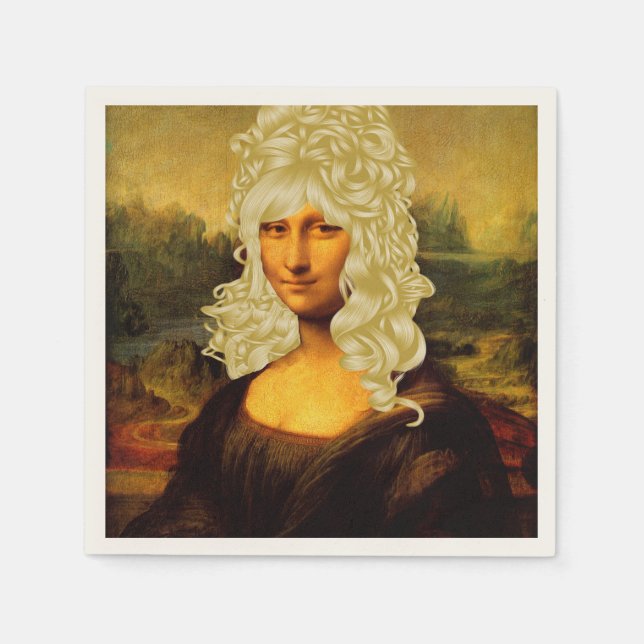 Guardanapo De Papel Blonde Mona Lisa (Frente)