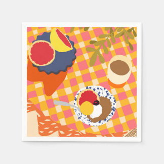 Guardanapo De Papel Blooms e Brunch