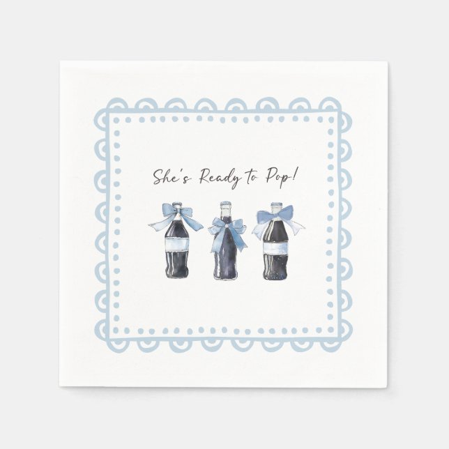 Guardanapo De Papel Blue Baby Soda Ready to POP  (Frente)