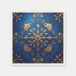 Guardanapo De Papel Blue Decorative Holiday Napkin