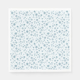 Guardanapo De Papel Blue Floral Baby in Bloom chá de fraldas