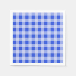 Guardanapo De Papel Blue Gingham