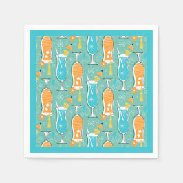 Guardanapo De Papel Blue Hawaii and Tropical Itch - Bg Turquoise