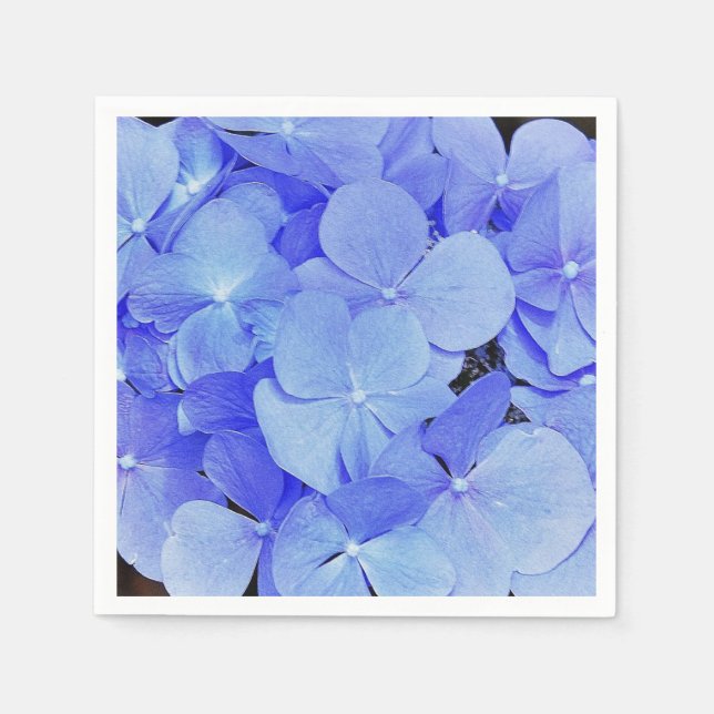 Guardanapo De Papel Blue Hydrangea (Frente)