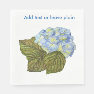 Guardanapo De Papel Blue Hydrangea Napkins
