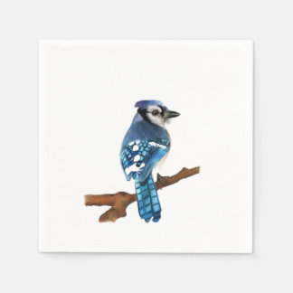 Guardanapo De Papel Blue Jay bird Napkins