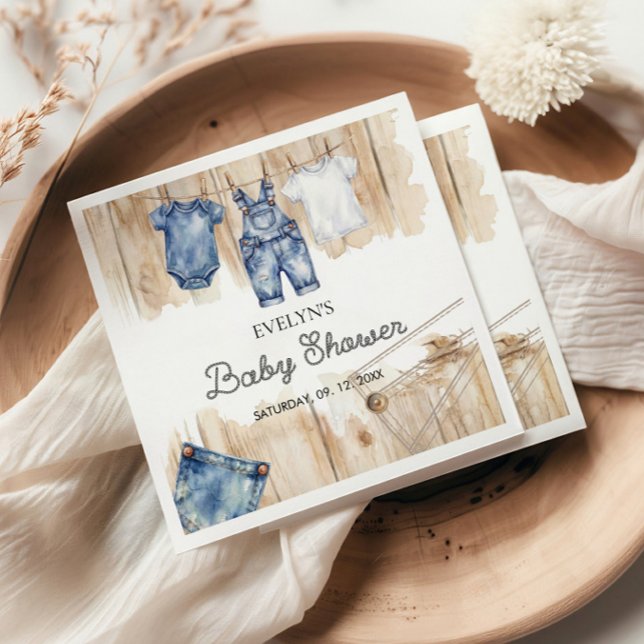 Guardanapo De Papel Blue Jean Denim  (Criador carregado)