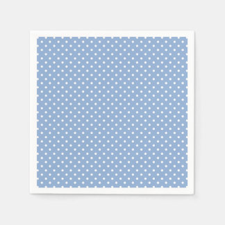 Guardanapo De Papel Blue Polkadot Baby Shower