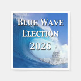 Guardanapo De Papel Blue Wave Election 2026