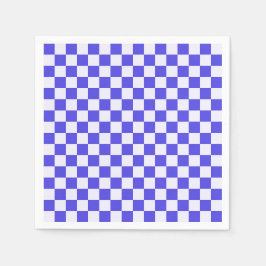 Guardanapo De Papel Blueberry cream checkered pattern