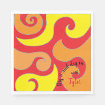 BM Bat ou o Bar Mitzvah Napkin