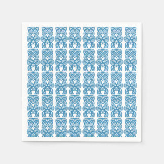 Guardanapo De Papel Boa Sorte Azul, Tiki Coctail Papel Napkins
