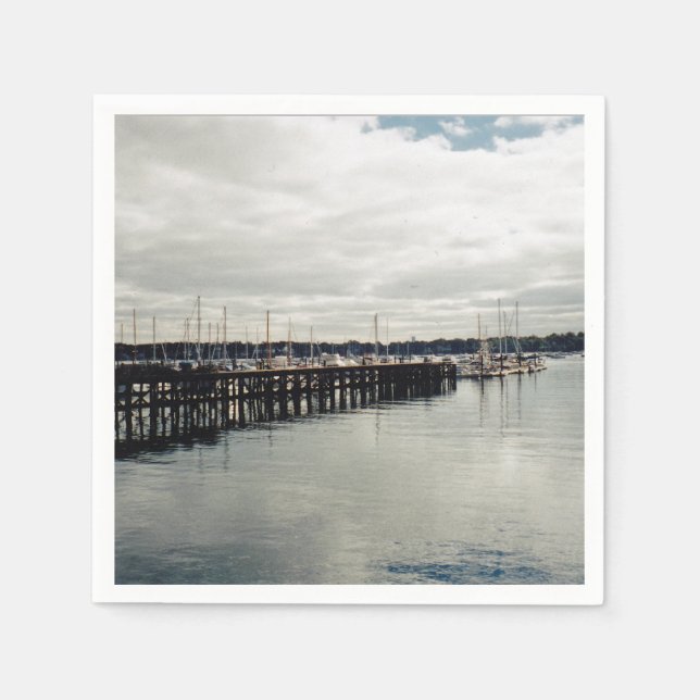 Guardanapo De Papel Boat Dock (Frente)