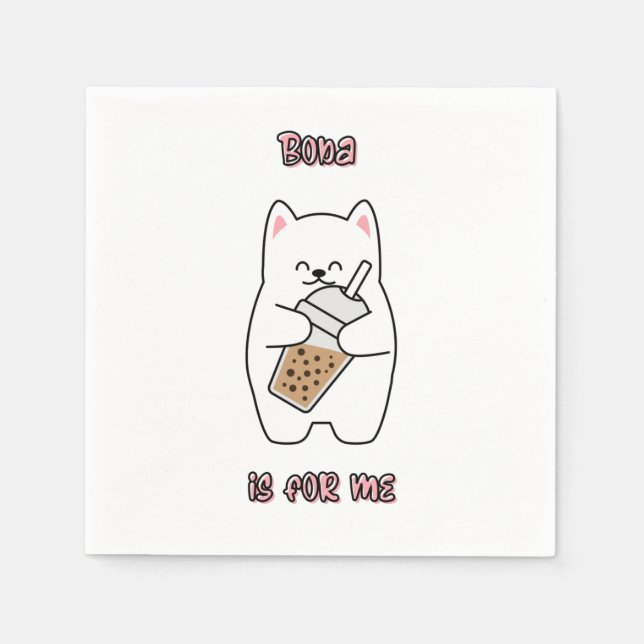 Guardanapo De Papel Boba É Para Mim (Frente)