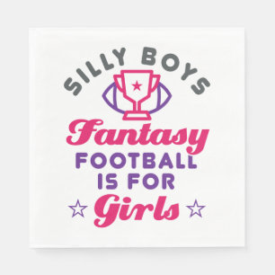 Guardanapo De Papel Bobo Boys Fantasy Futebol é para meninas