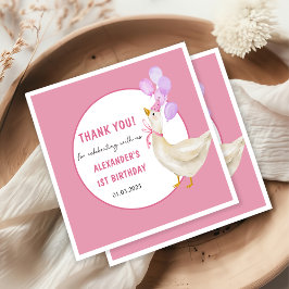 Guardanapo De Papel Bobo Goose primeiro aniversario