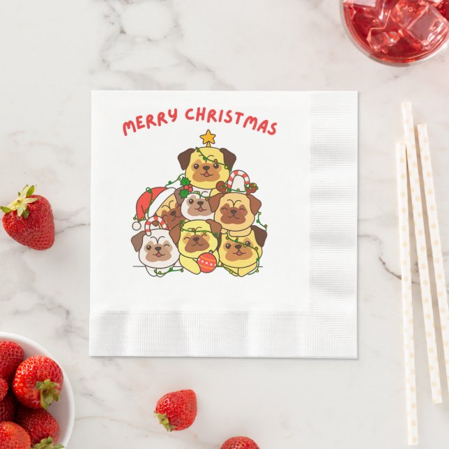 Guardanapo De Papel Bog Árvore de Natal Feliz Natal (Insitu)